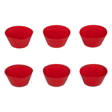 Set x6 forme silicon muffins