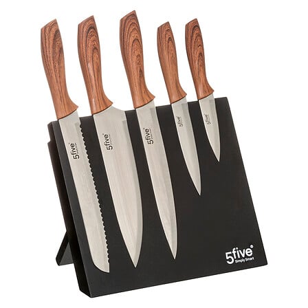 Set 5 cutite cu suport magnetic