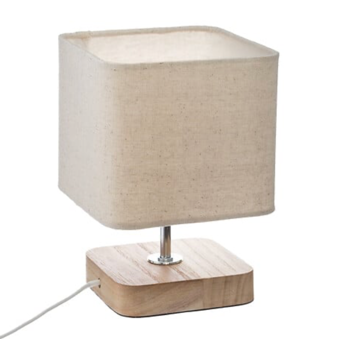Lampa cu picior de Lemn