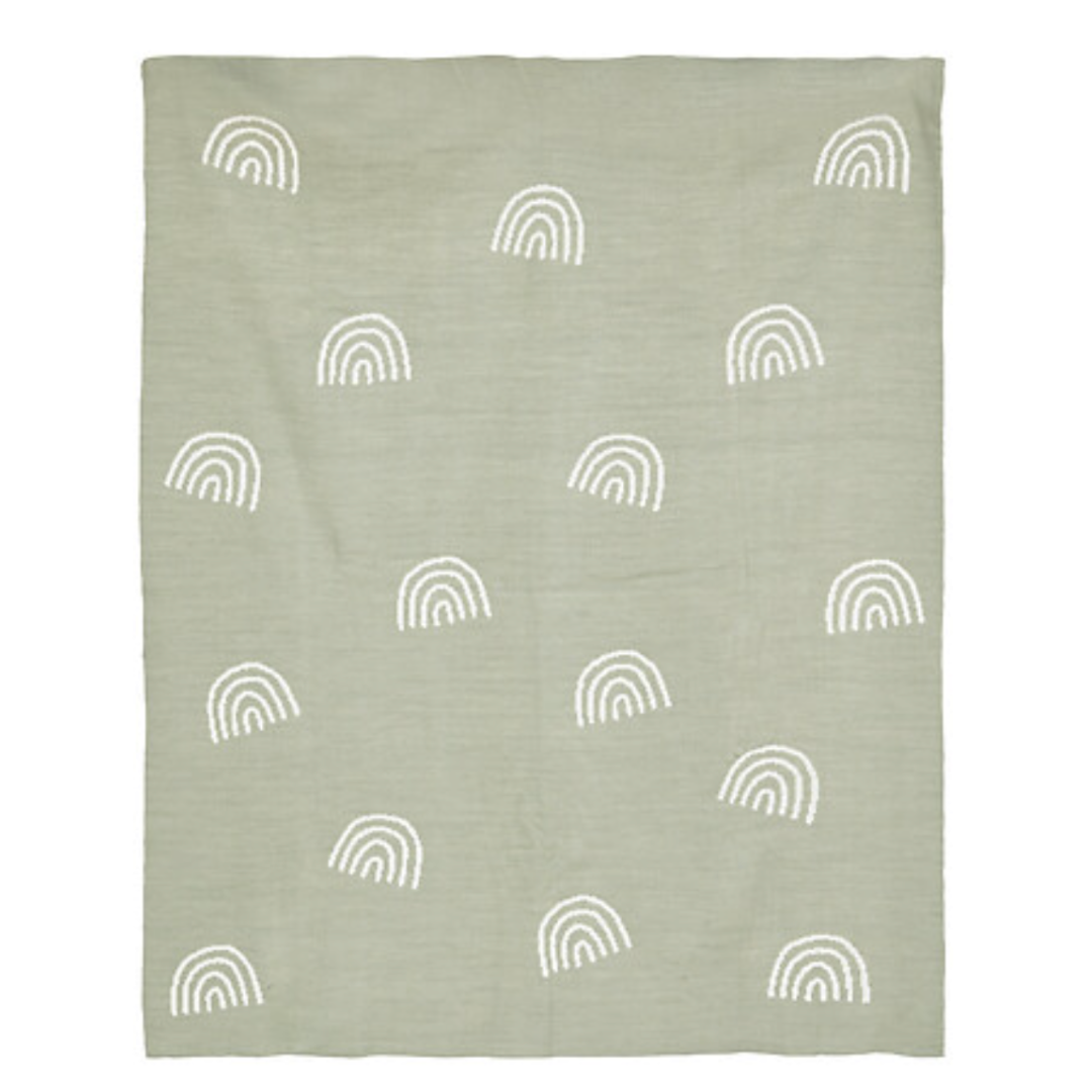 Paturica Bebe extra fina verde 100x80cm