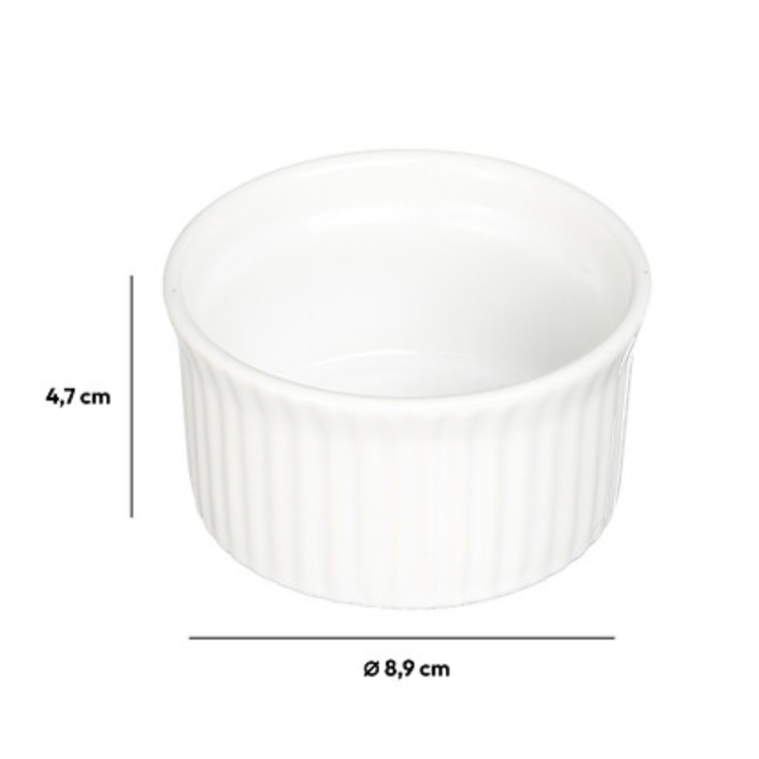 Bol mic ceramica alb 10 cm