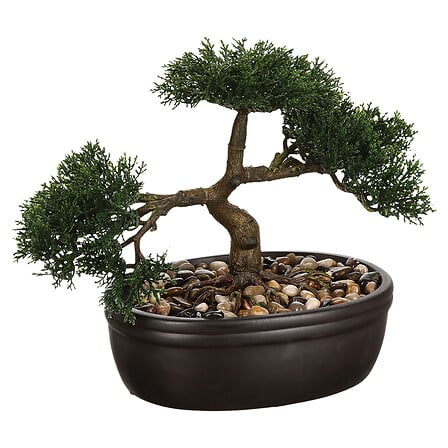 Bonsai artificial cu ghiveci ceramica
