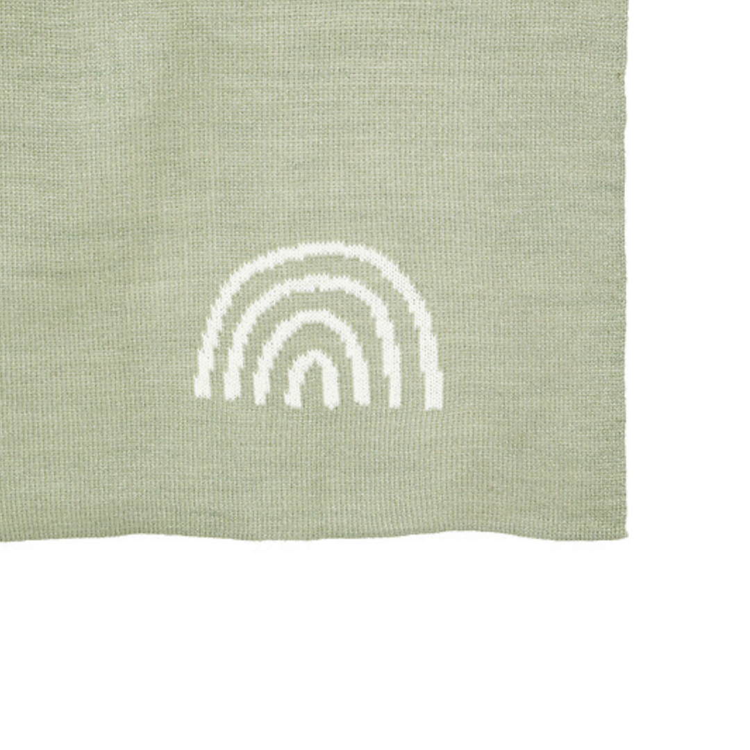 Paturica Bebe extra fina verde 100x80cm