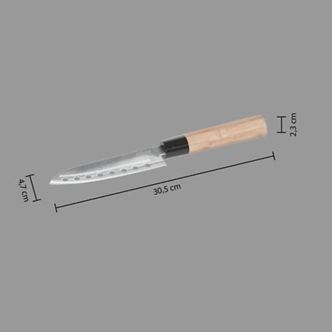 Cutit Santoku Bambus