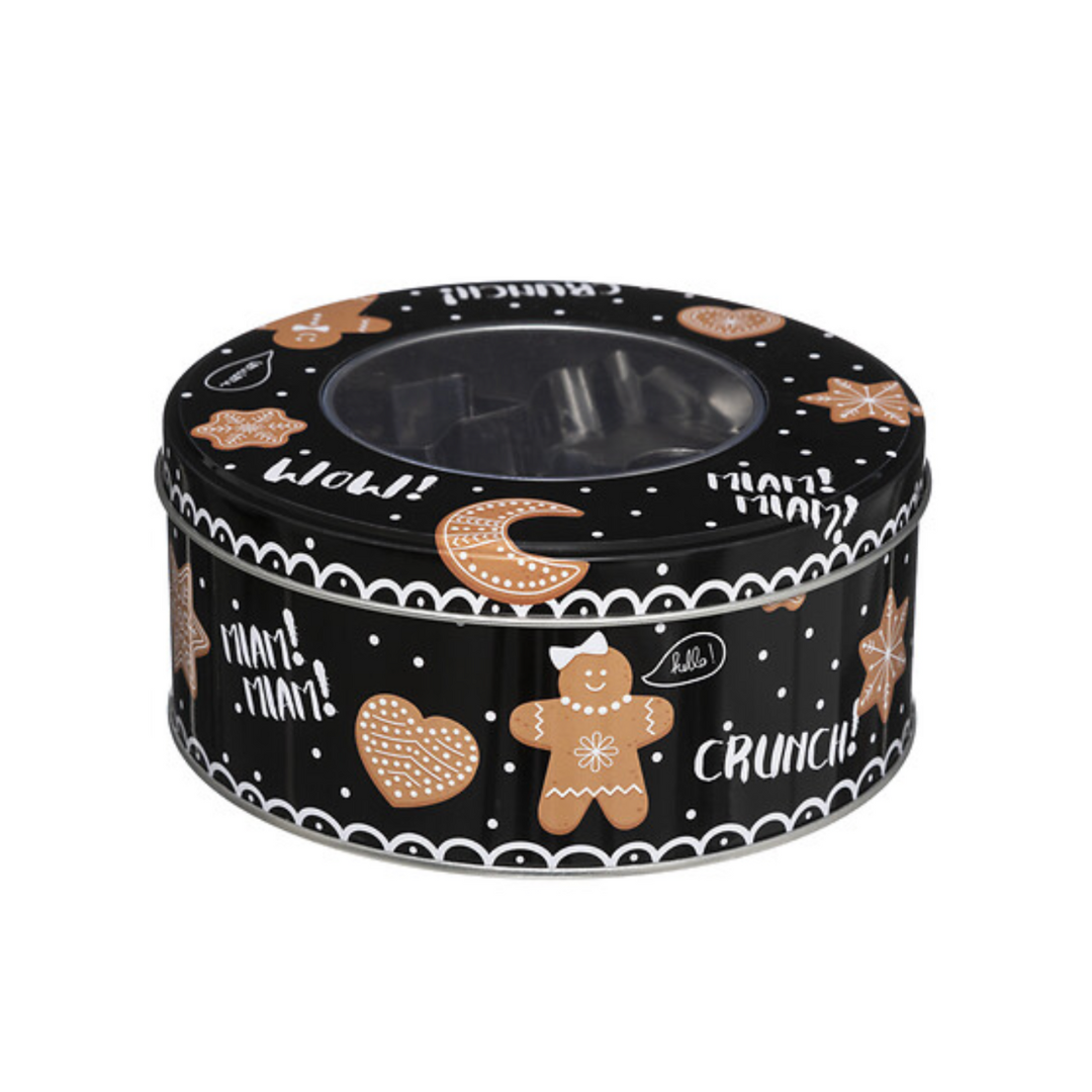 Cutie cu forme biscuiți din metal