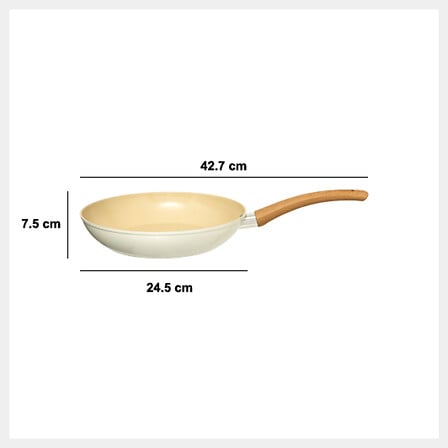 Tigaie 24 cm bej