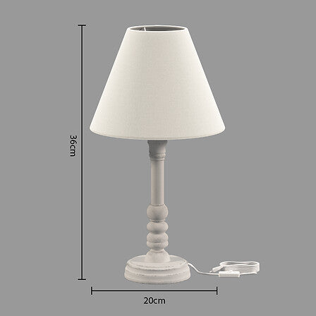 Lampa Leo 36cm alba