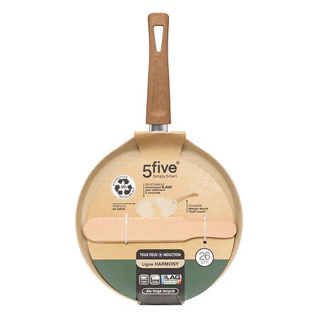 Tigaie clătite 26 cm bej