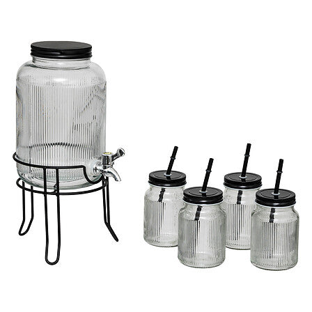 Set borcan 4L + 4 cani 45cl