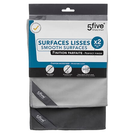 Lavete gri x2 Microfibra