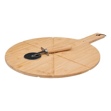 Plansa de taiat Pizza Bambus
