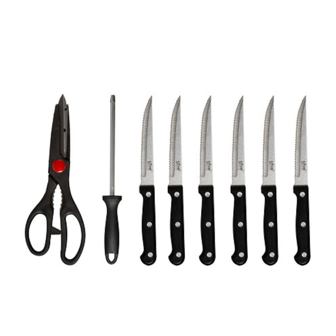 Set Cutite cu suport de lemn