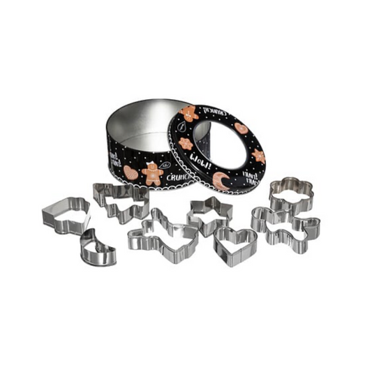 Cutie cu forme biscuiți din metal