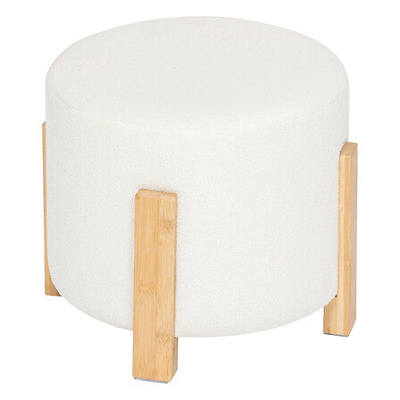 Taburet BOUCLE Alb