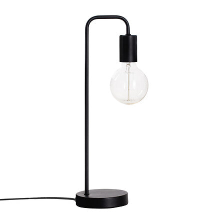 Lampă neagră metal