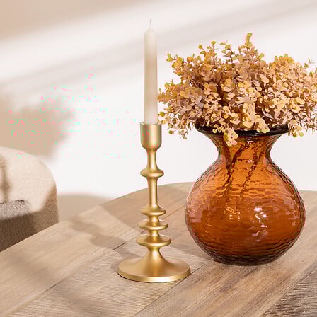 Suport lumanare auriu