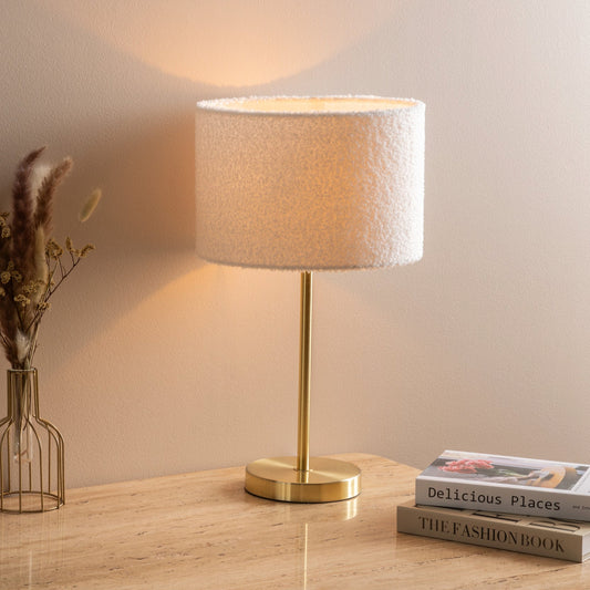 Lampa Bucle picior metal auriu
