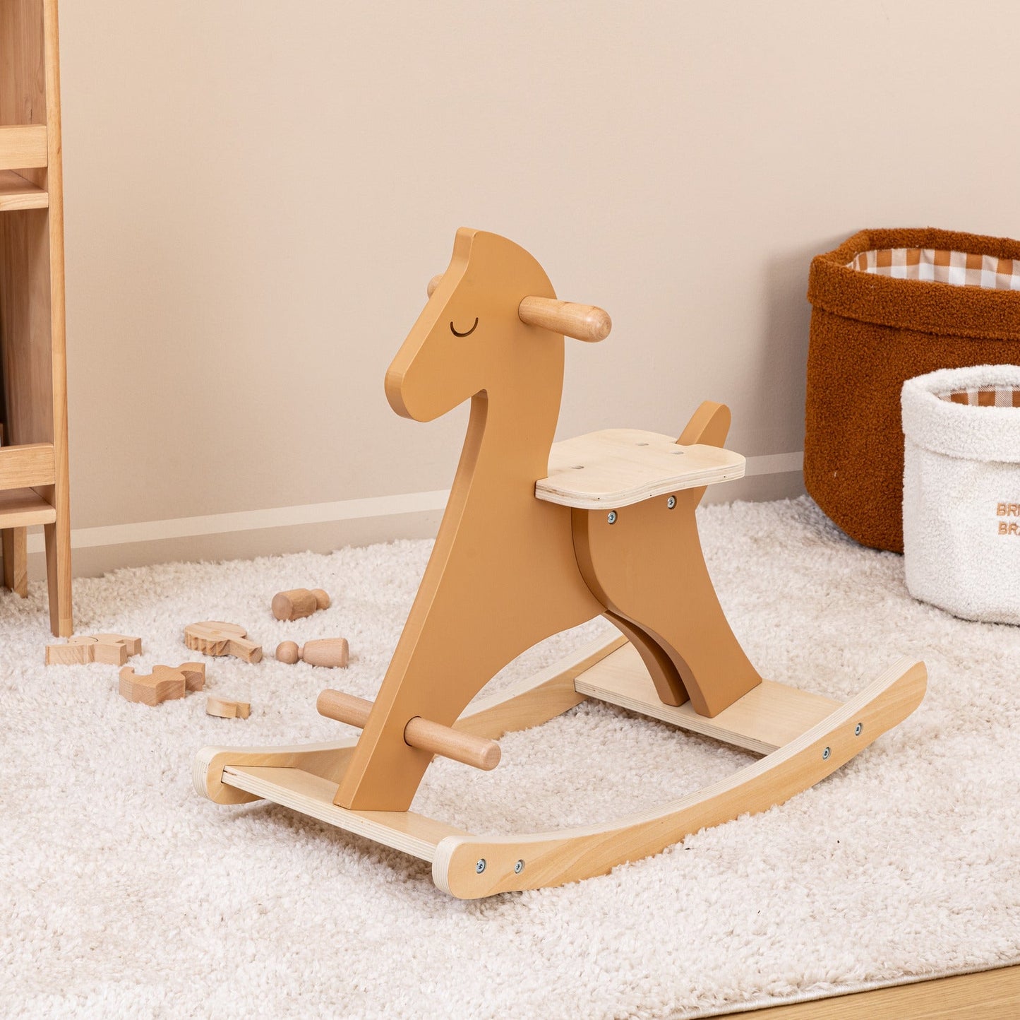 Calut balansoar din lemn