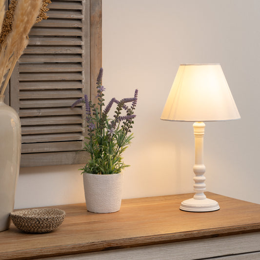 Lampa Leo 36cm alba